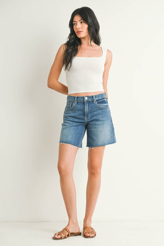 Medium Wash Bermuda Short
