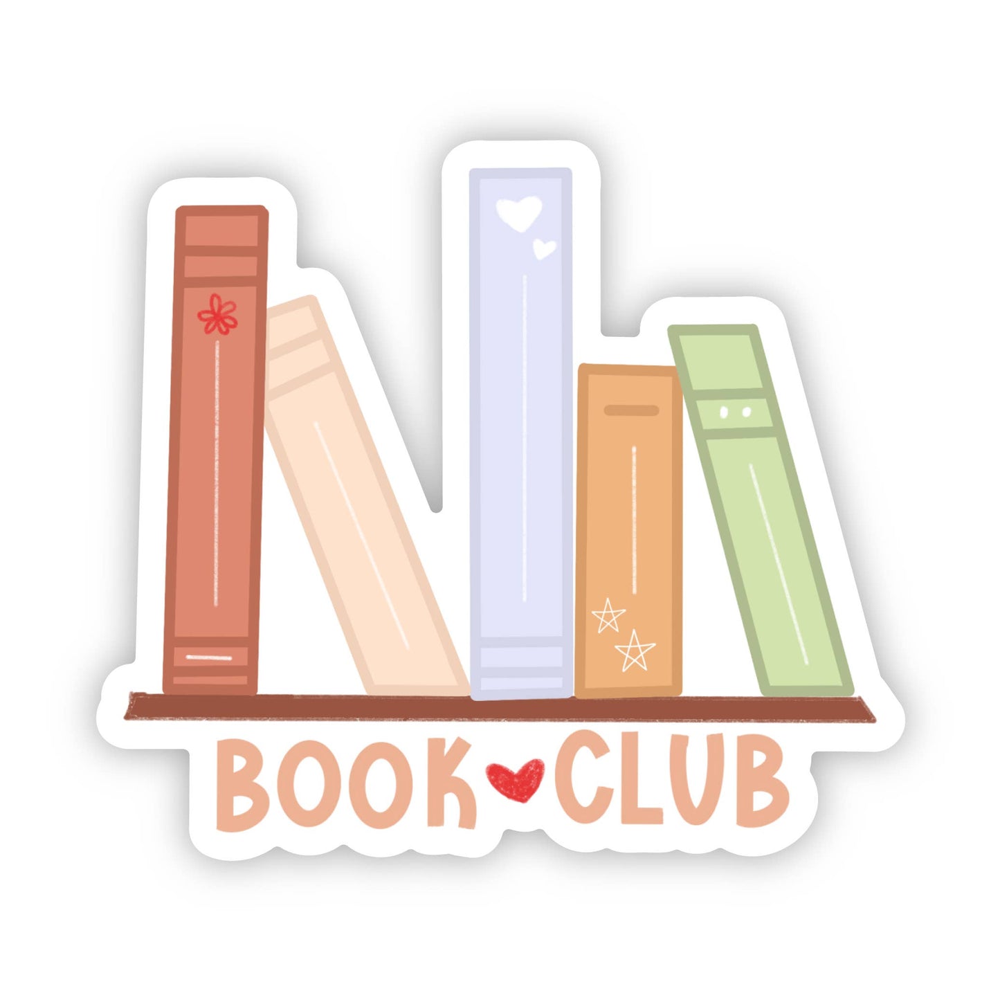 Book Club Sticker Waterproof