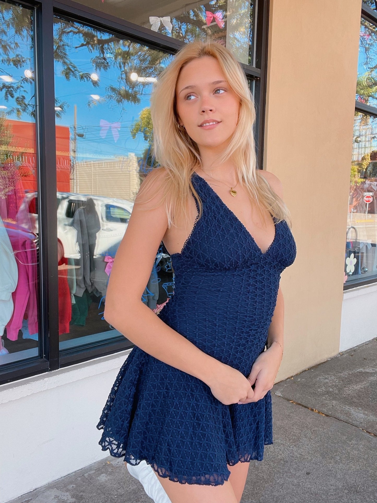 Nat Textured Dress