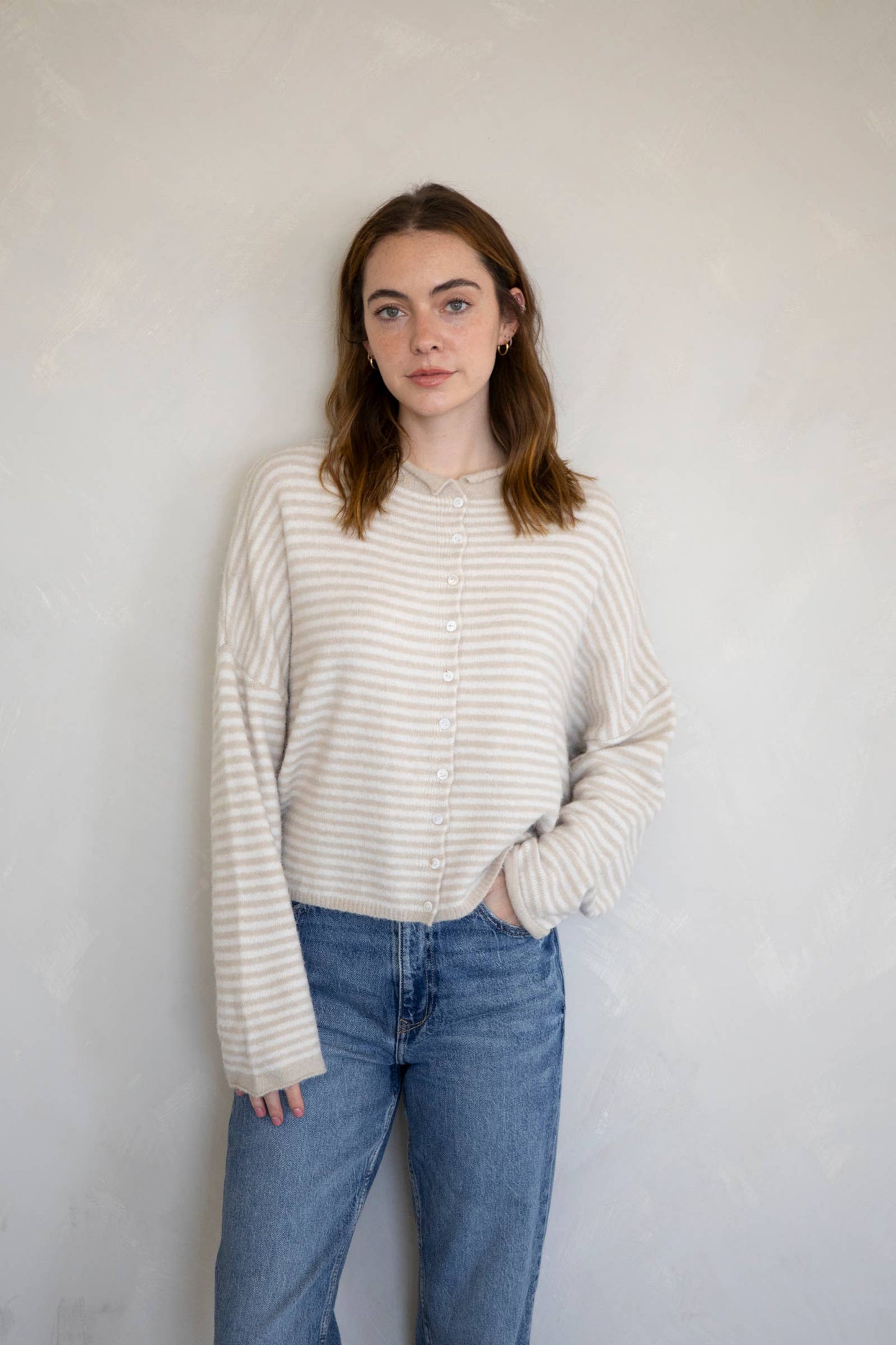 Piper Cardigan - Mini Striped