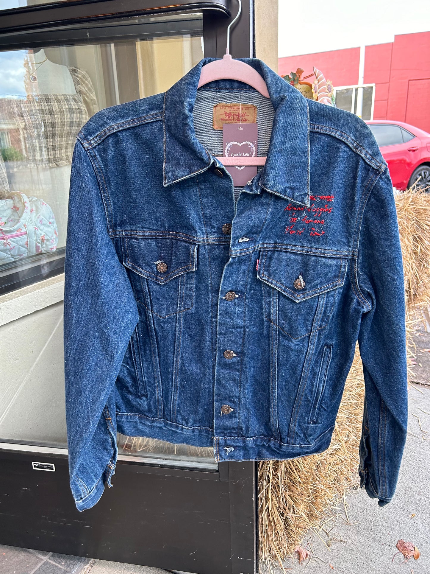 LL Levi's Lettered Denim Jacket