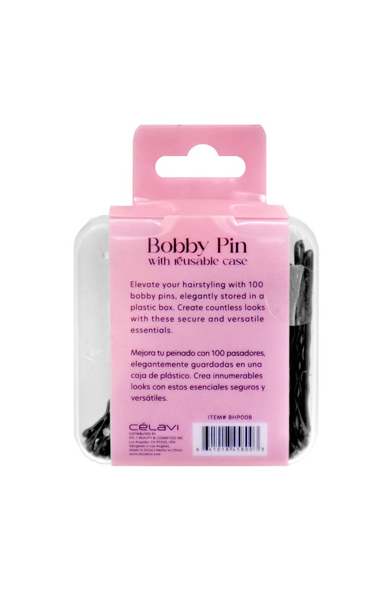 Bobby Pin with Reusable Case