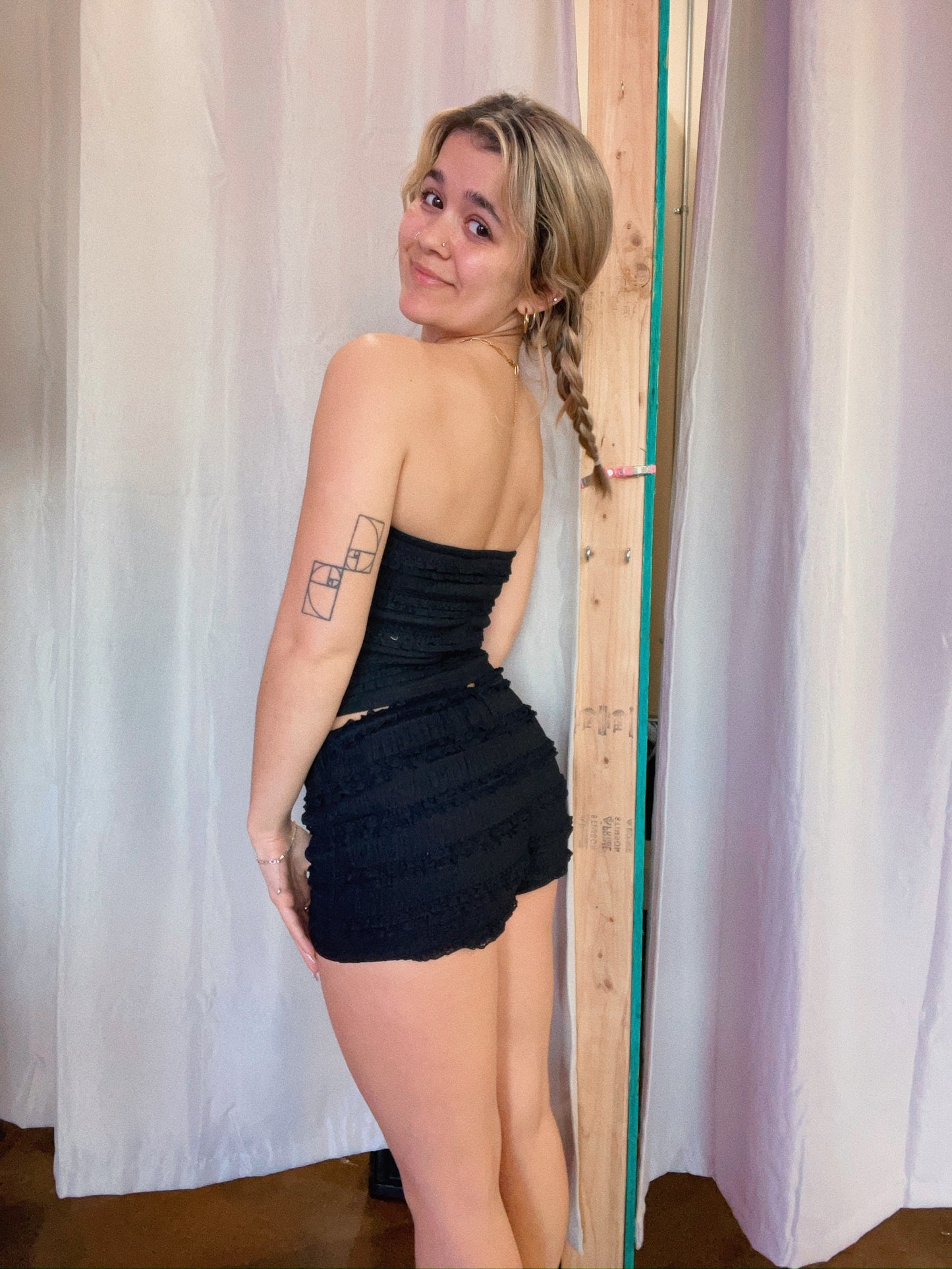 Kaeli Black Shorts