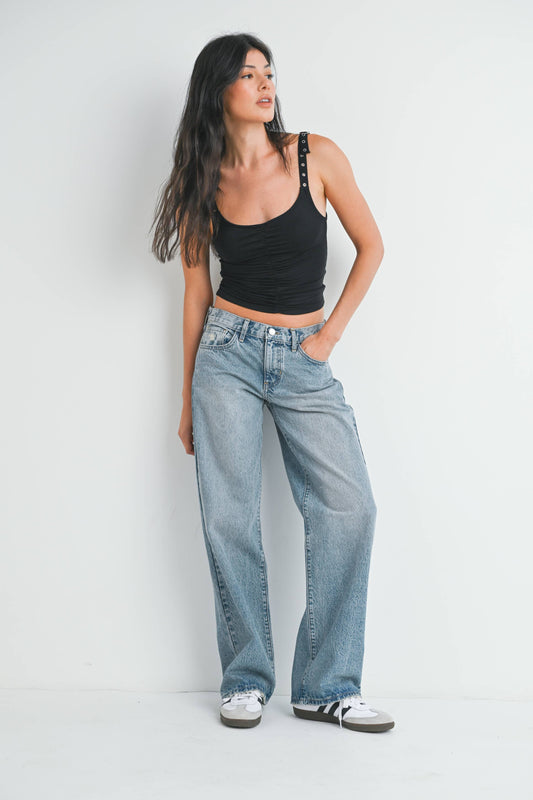 Low Rise Baggy Slouch-vintage light
