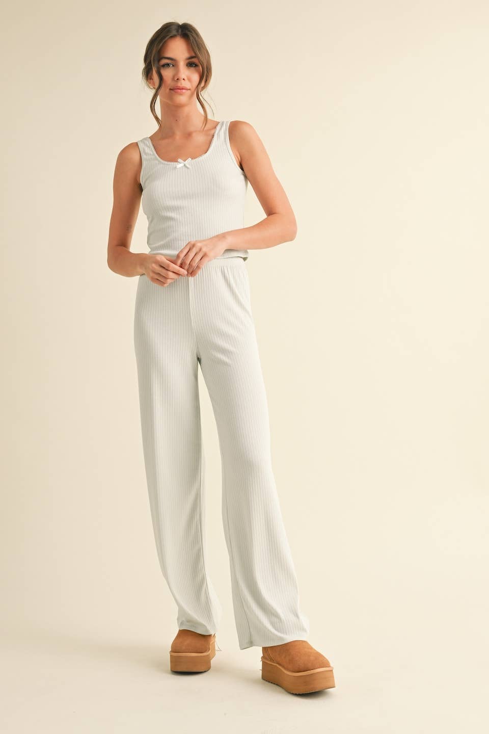 Pointelle Lounge Tank