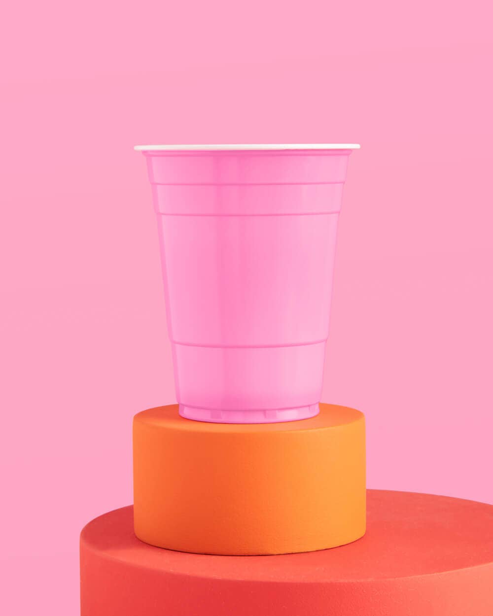 Matte Pink Cups