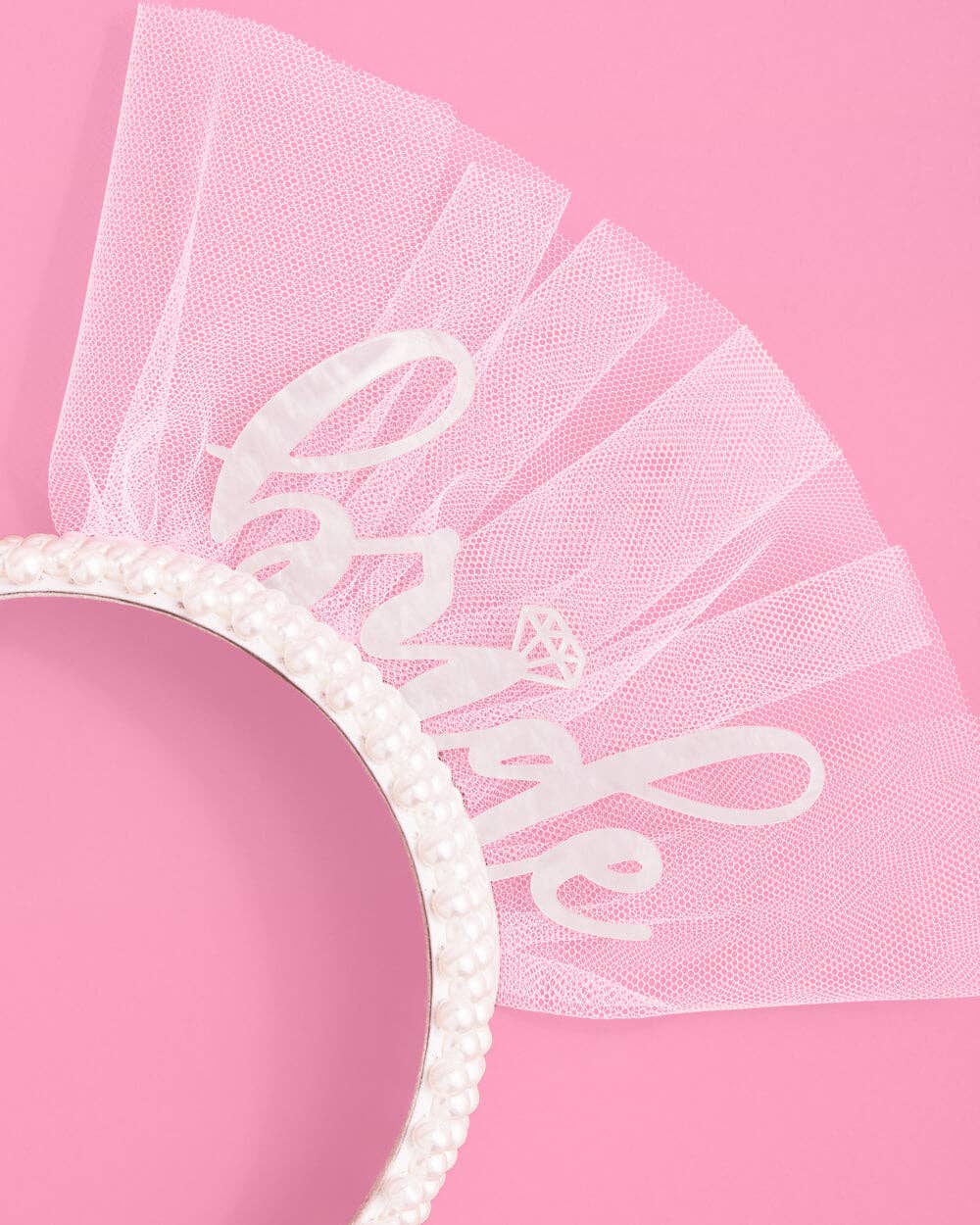 Bride To Be Accessory Kit; Sash, Pearl Headband, Gift Bundle