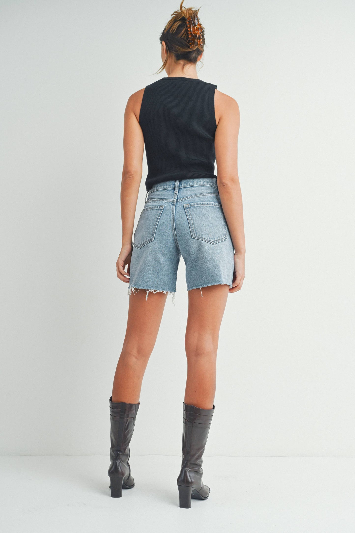 Slightly Distressed Walking Short