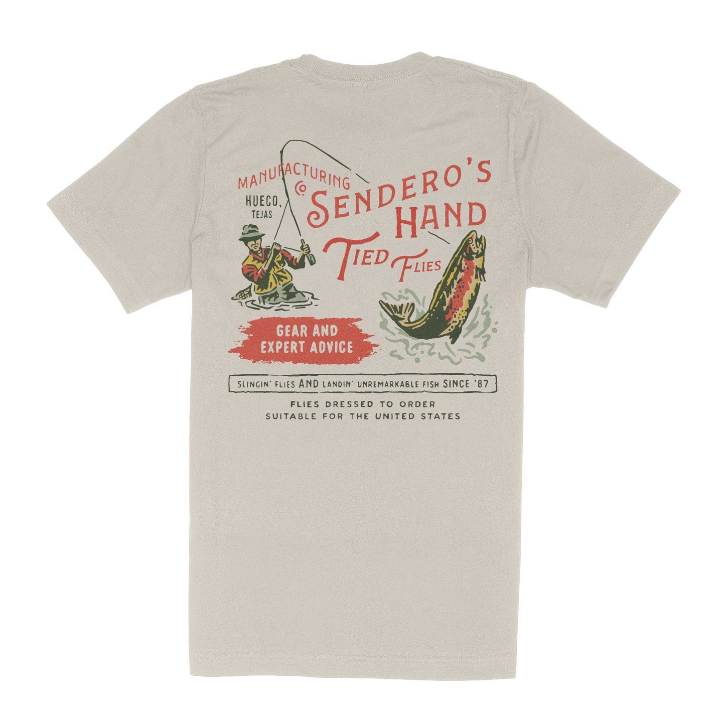 Hand Tied Flies T-Shirt: X-Large