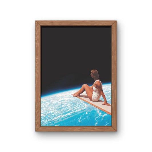 Surreal Vintage Collage Art Print, Surreal Art, Retro Art, V