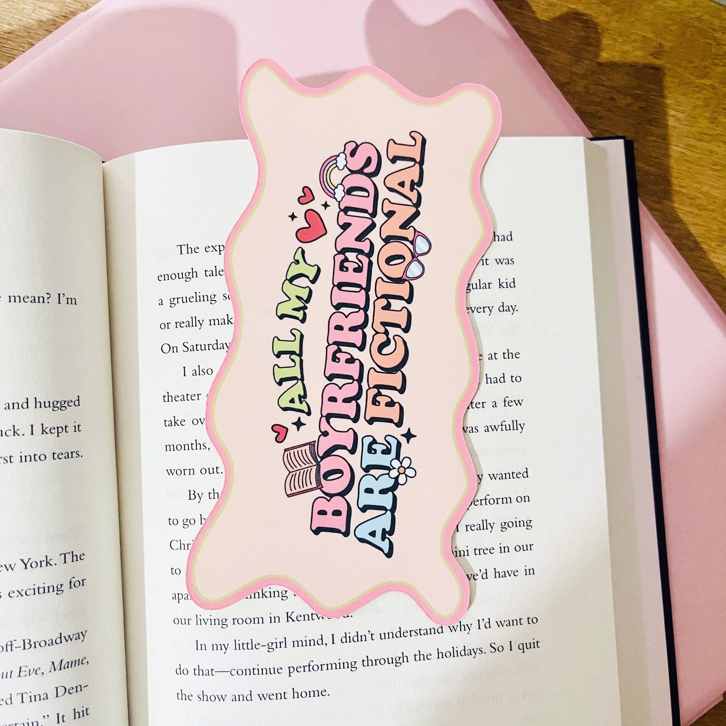 Laminated Bookmark All My Boyfriends Are Fictional