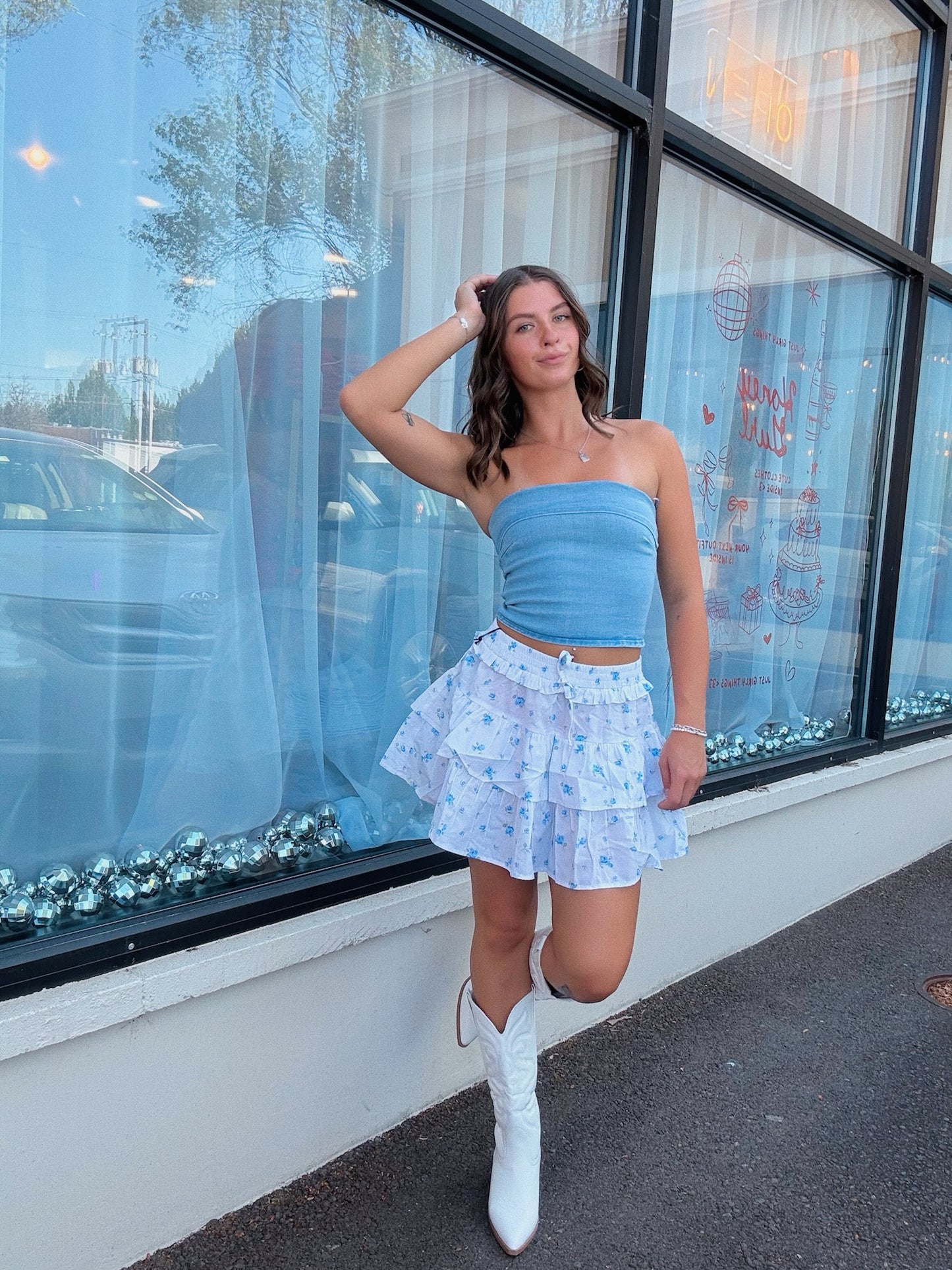 Rosey Floral Skirt