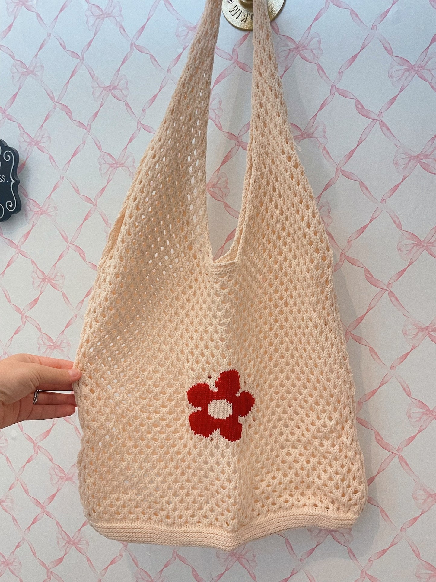 Crochet Flower Tote