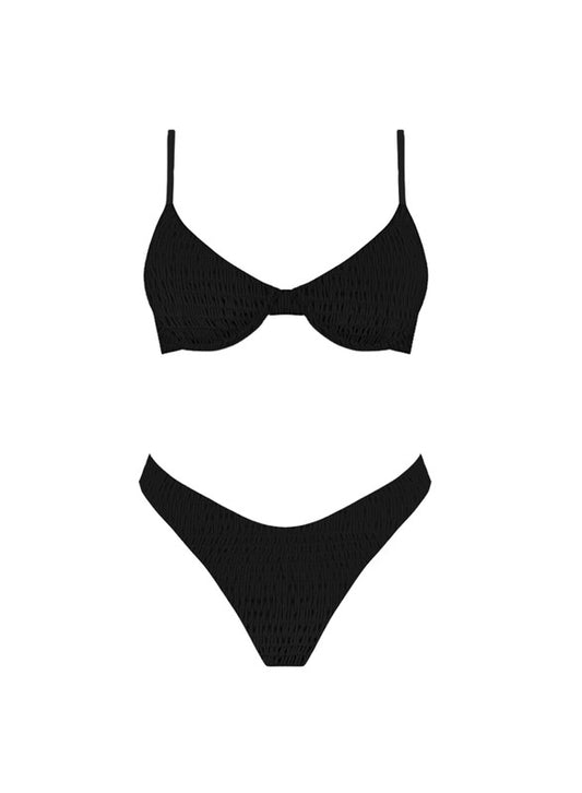 Lily SwimSuit Bikini-Black