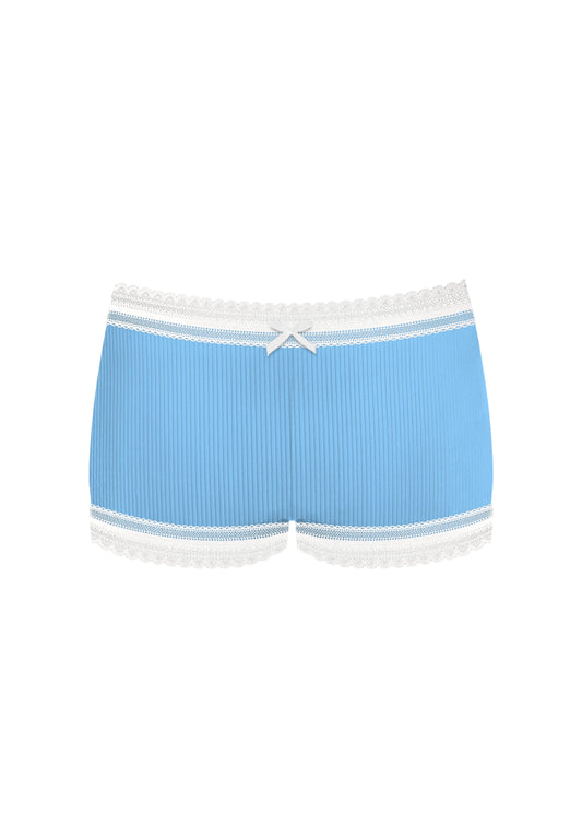 Love Story Bikini Shorts-Blue