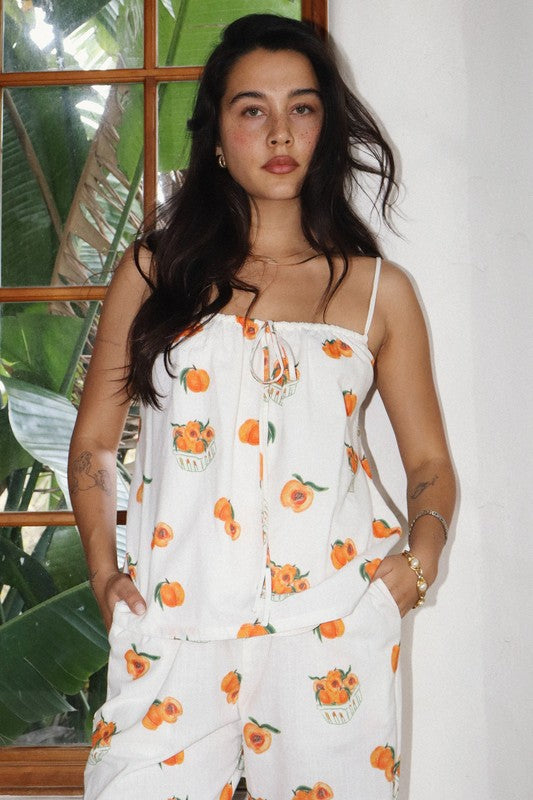 Vacation Peaches Top