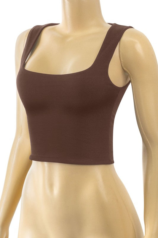 Seamless Square Crop T-shirt