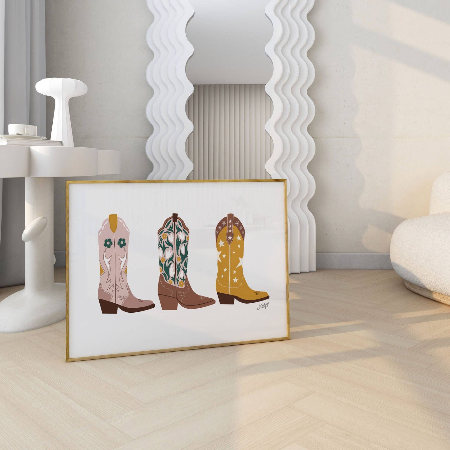 Cowboy Boots Art Print