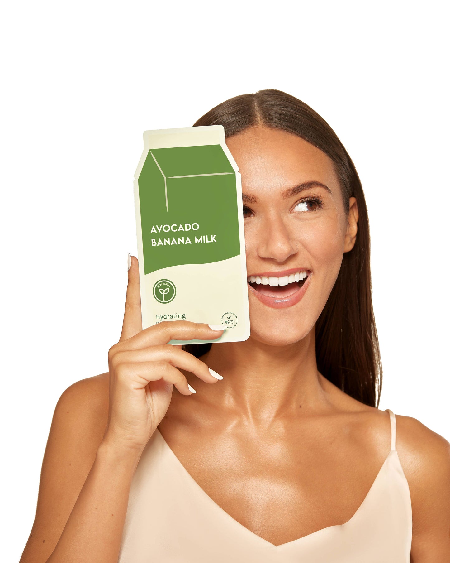 Avocado Banana Milk Hydrating Plant-Based Milk Sheet Mask: Regular