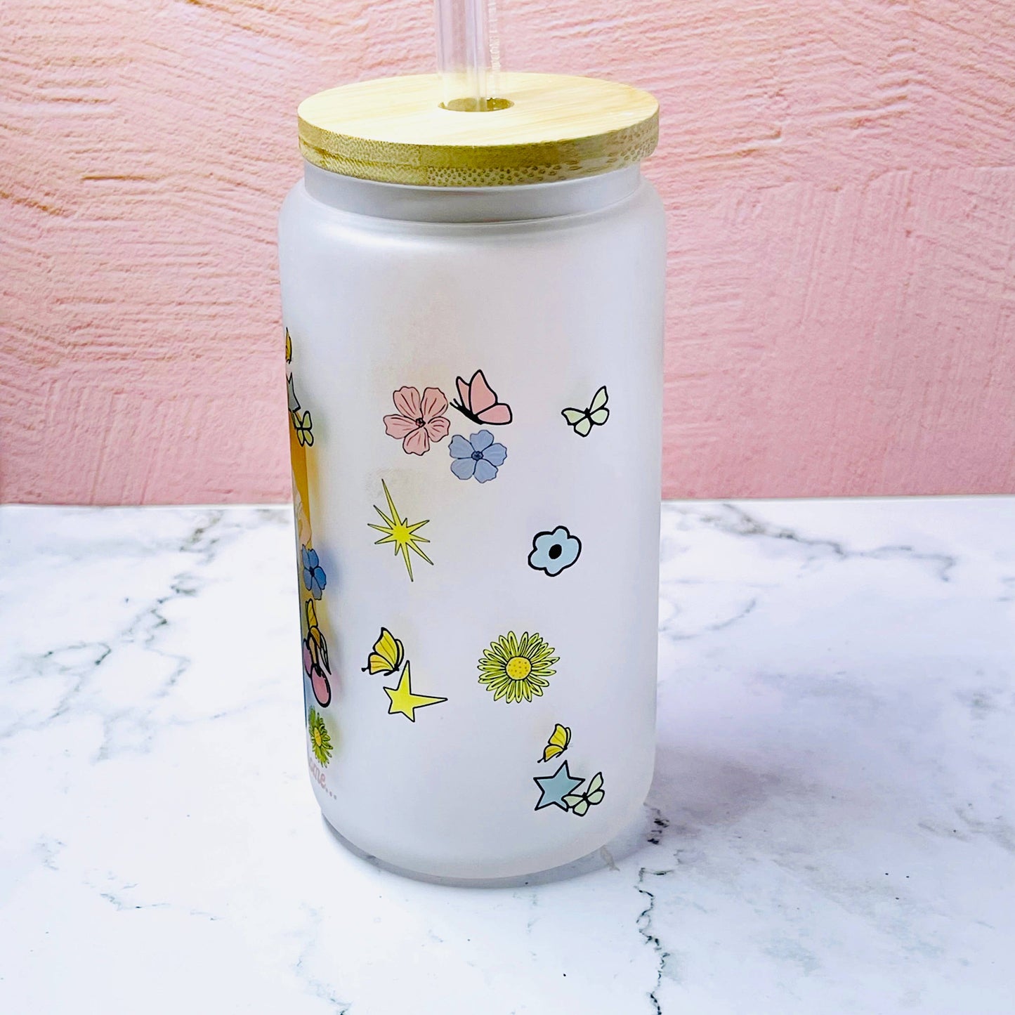 Frosted Can Glass HS