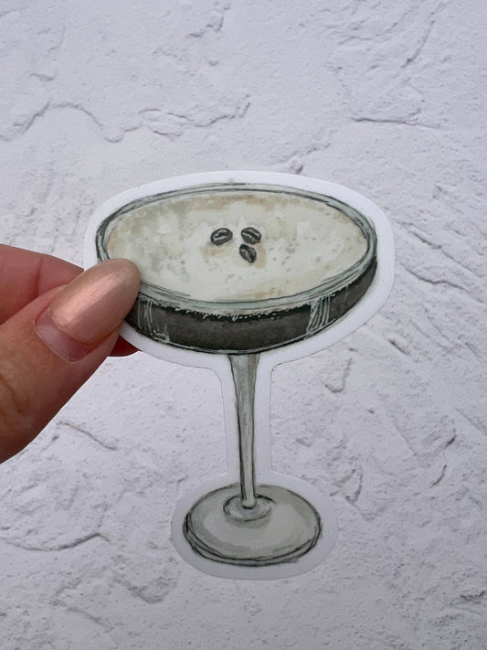 Espresso Martini Cocktail Sticker