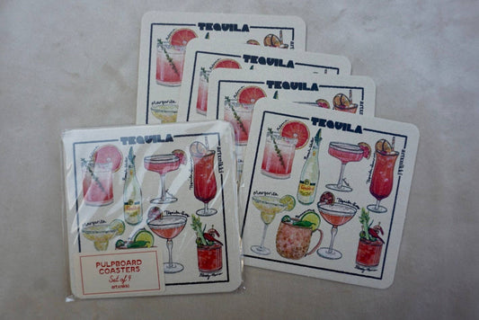 Classic Tequila Cocktail Coaster Set of 4