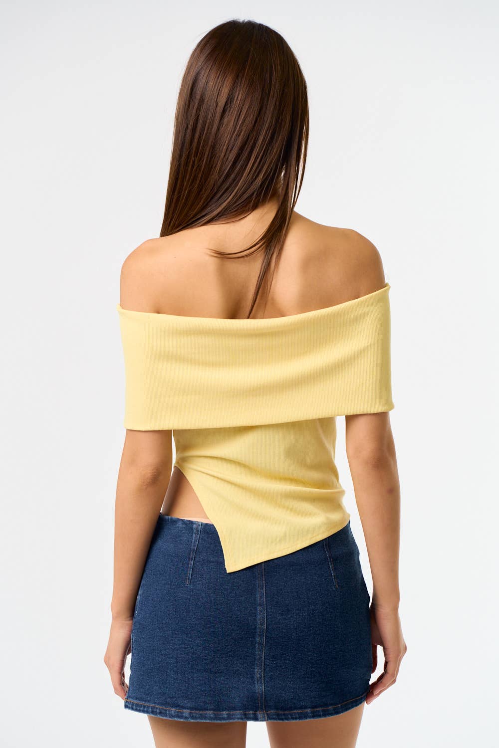 Aly Asymmetrical Off Shoulder Top