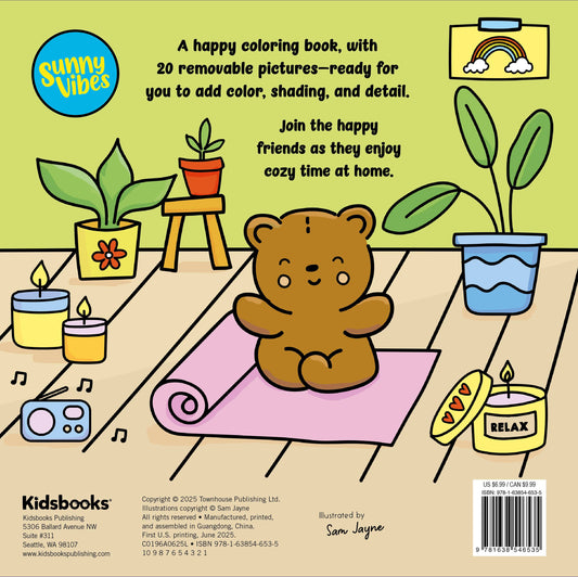Cozy & Calm: Coloring Book