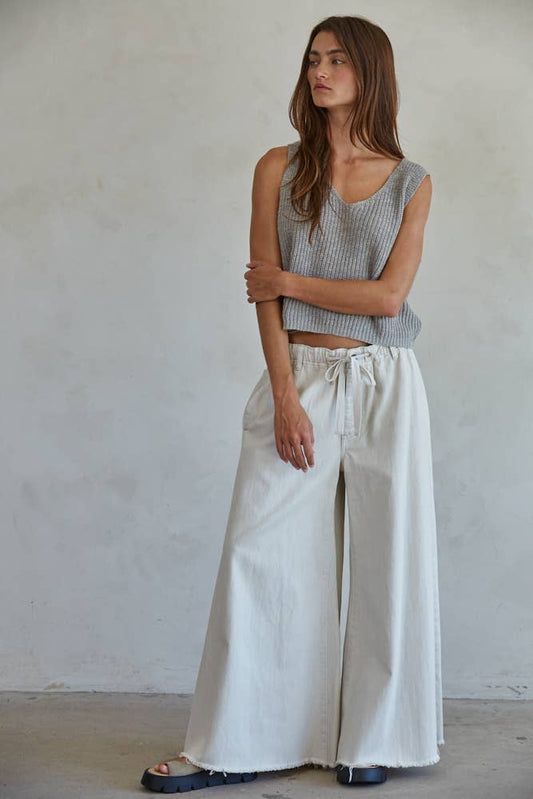 Knit Sweater V-Neck Vest