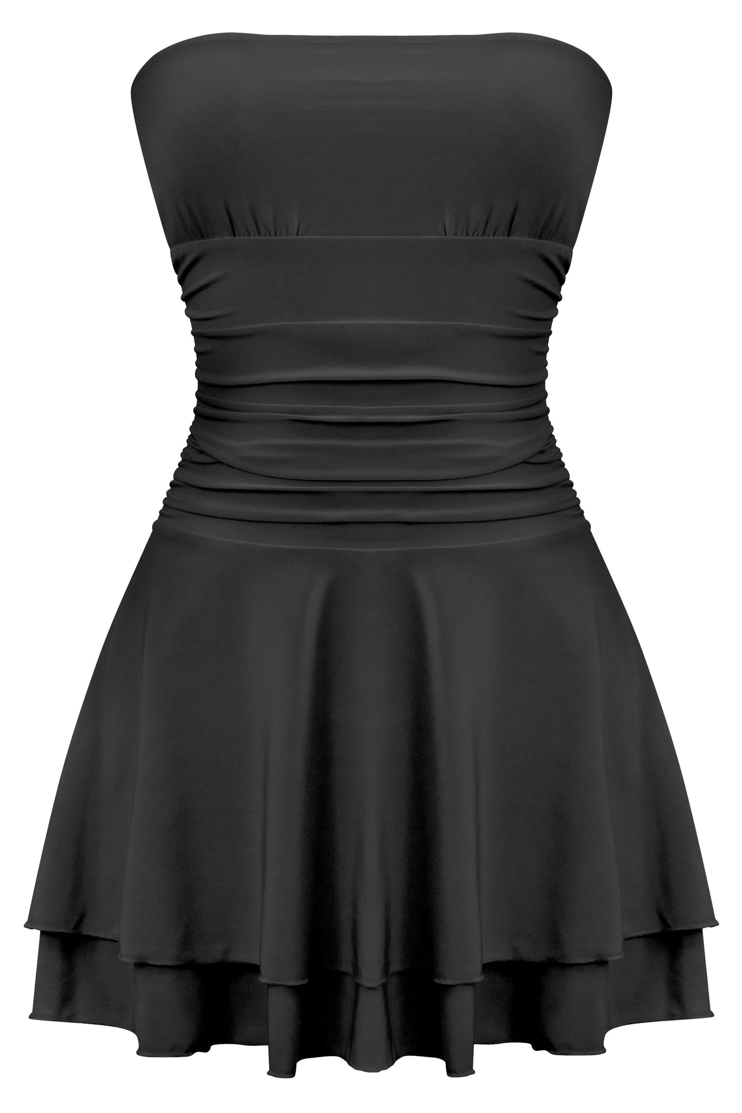 Strapless Ruffle Dress
