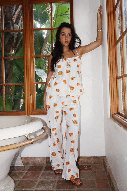 Vacation Peaches Top