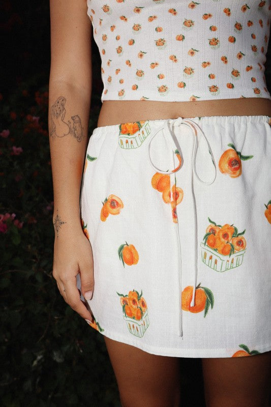 Vacation Peaches Skirt