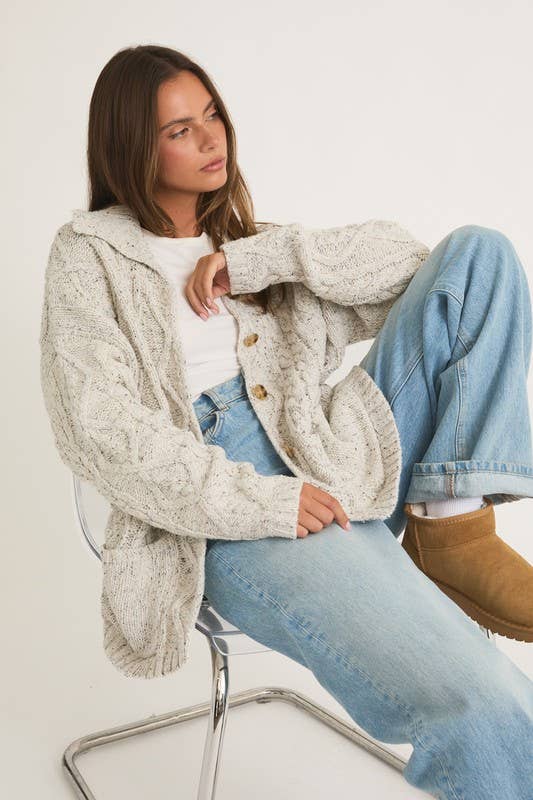 Long Sleeve Oversized Cardigan