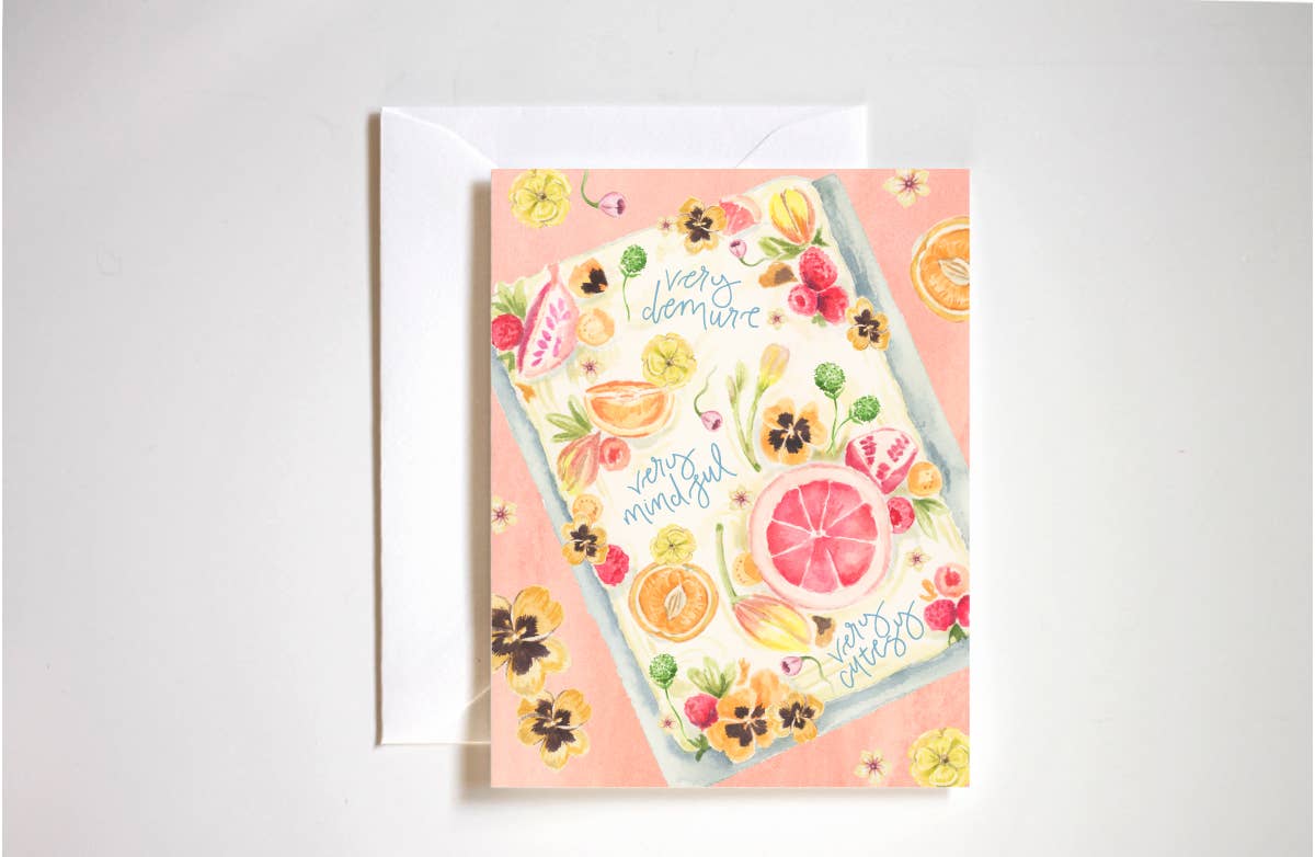 Very demure, very mindful, very cutesy, card