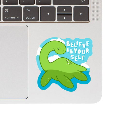Believe in Yourself Nessie Vinyl Sticker