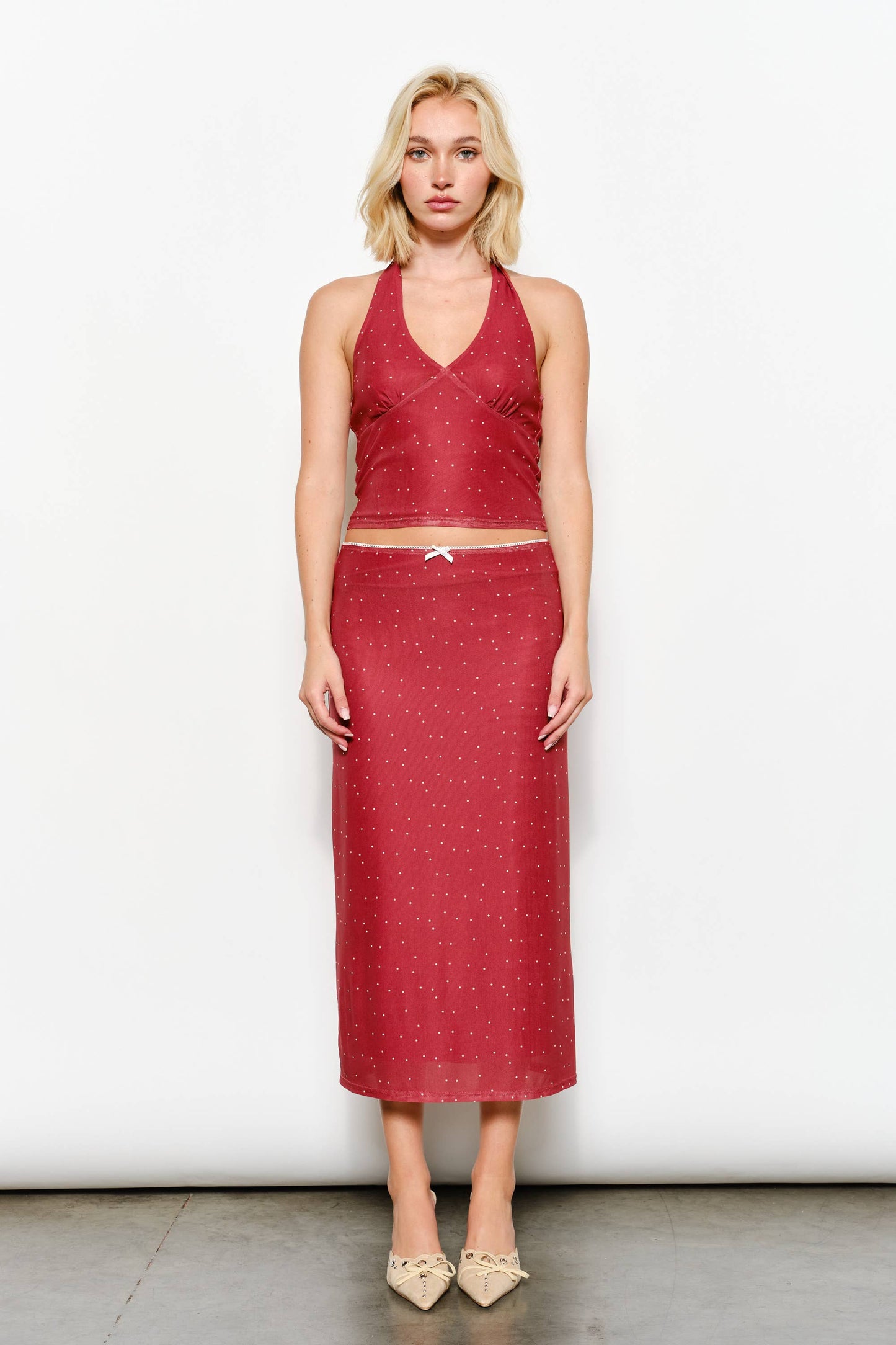 Polka Dot Halter
