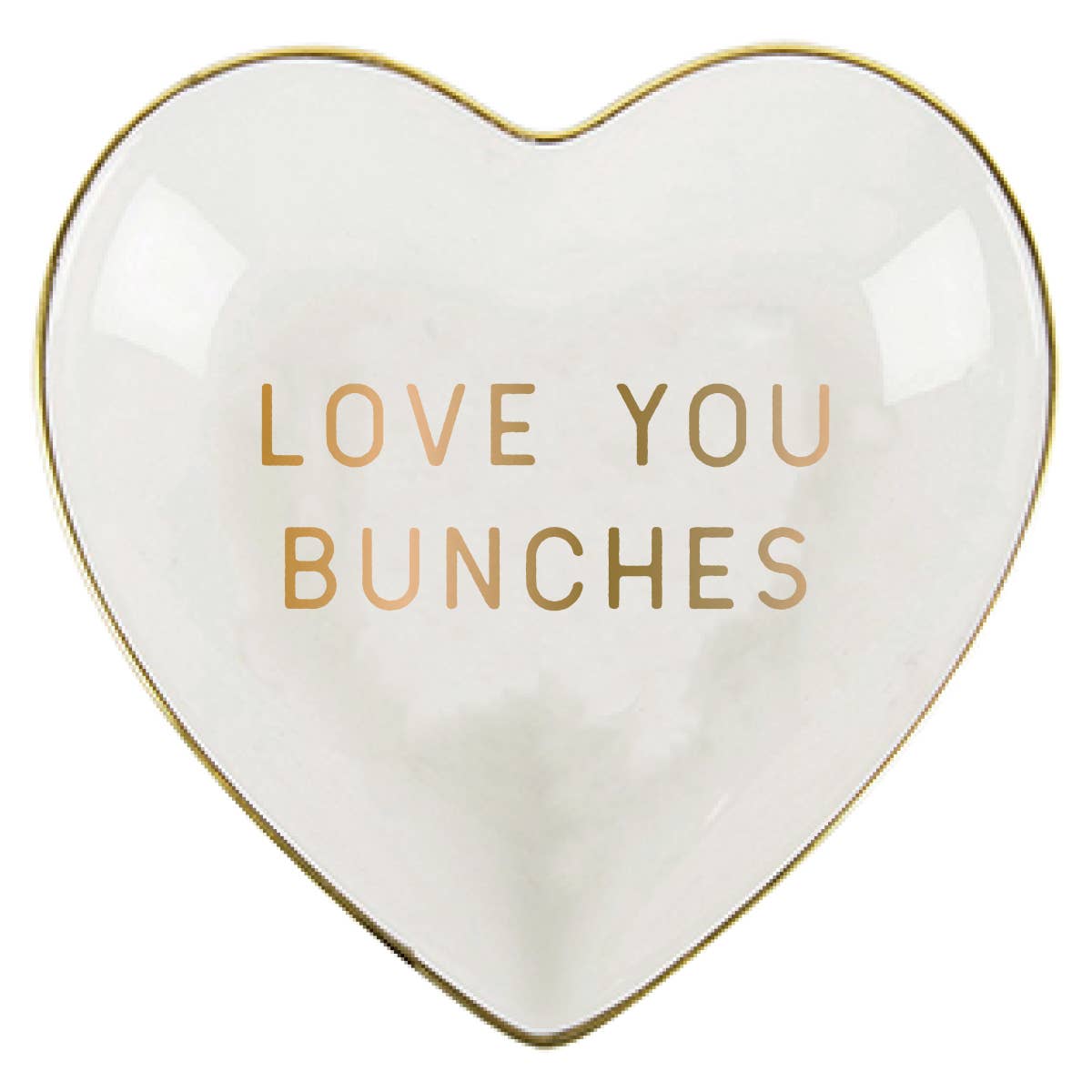 Ceramic Heart Trinket Tray | Love You Bunches