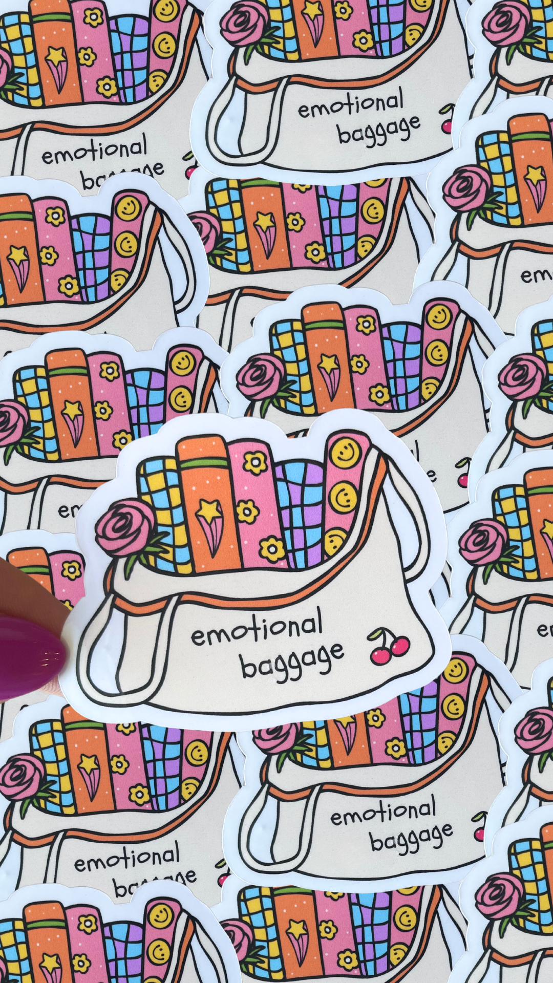 Emotional Baggage sticker