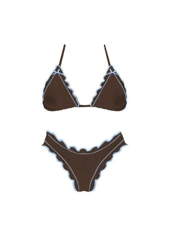 Wave Catcher-Brown Bikini