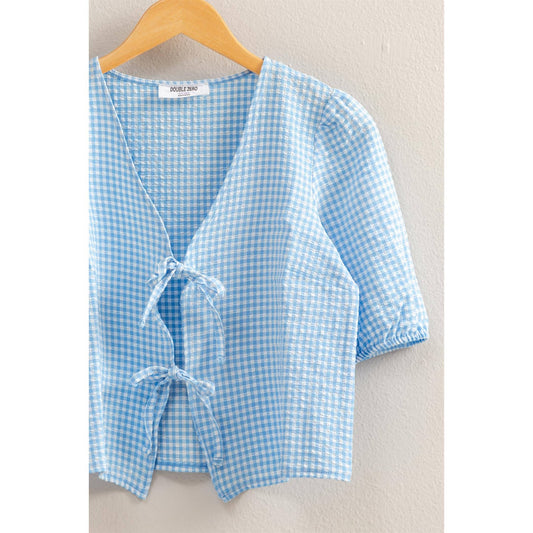 SarahGingham Blouse
