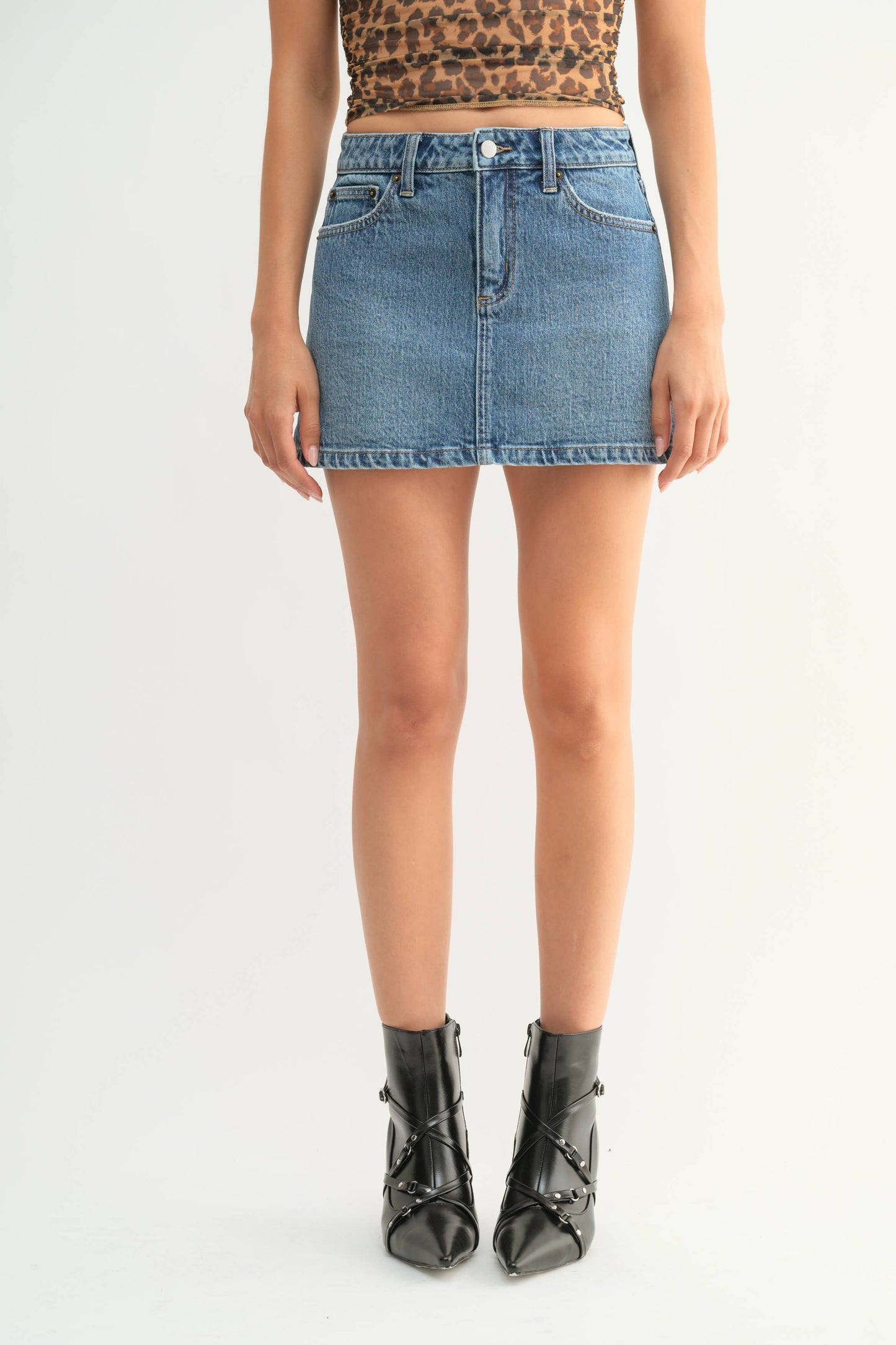 Micro Skirt With Slit