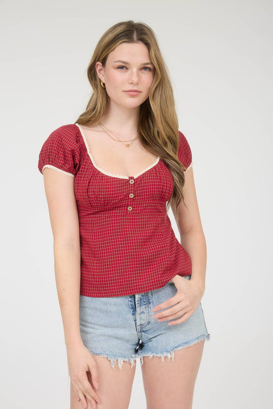 Kelly Puff Sleeve Top
