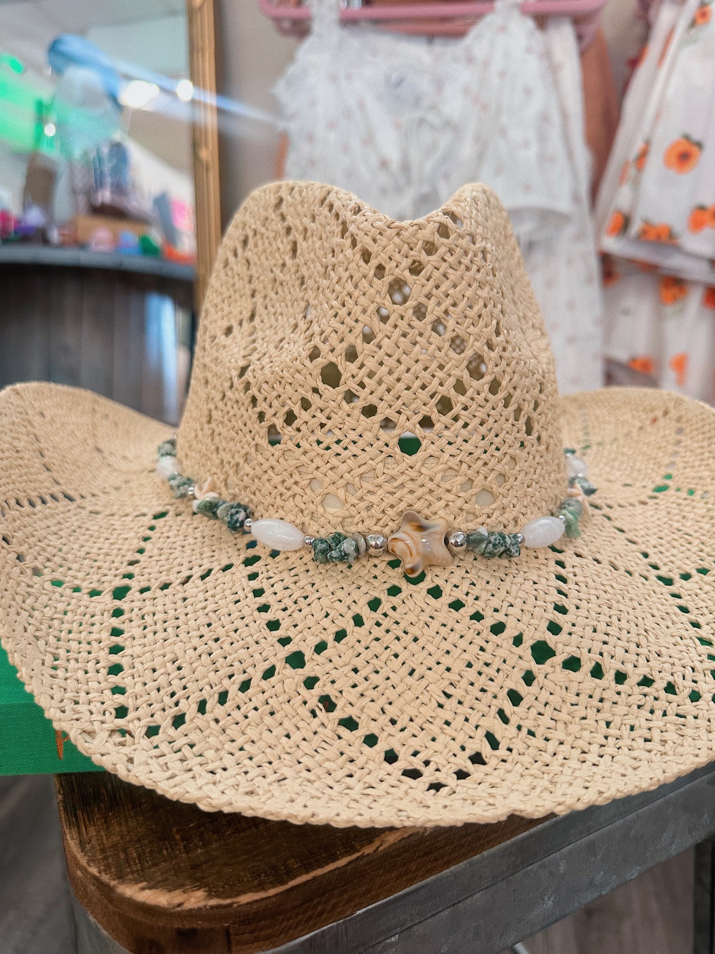Star Stone Woven Western Hat