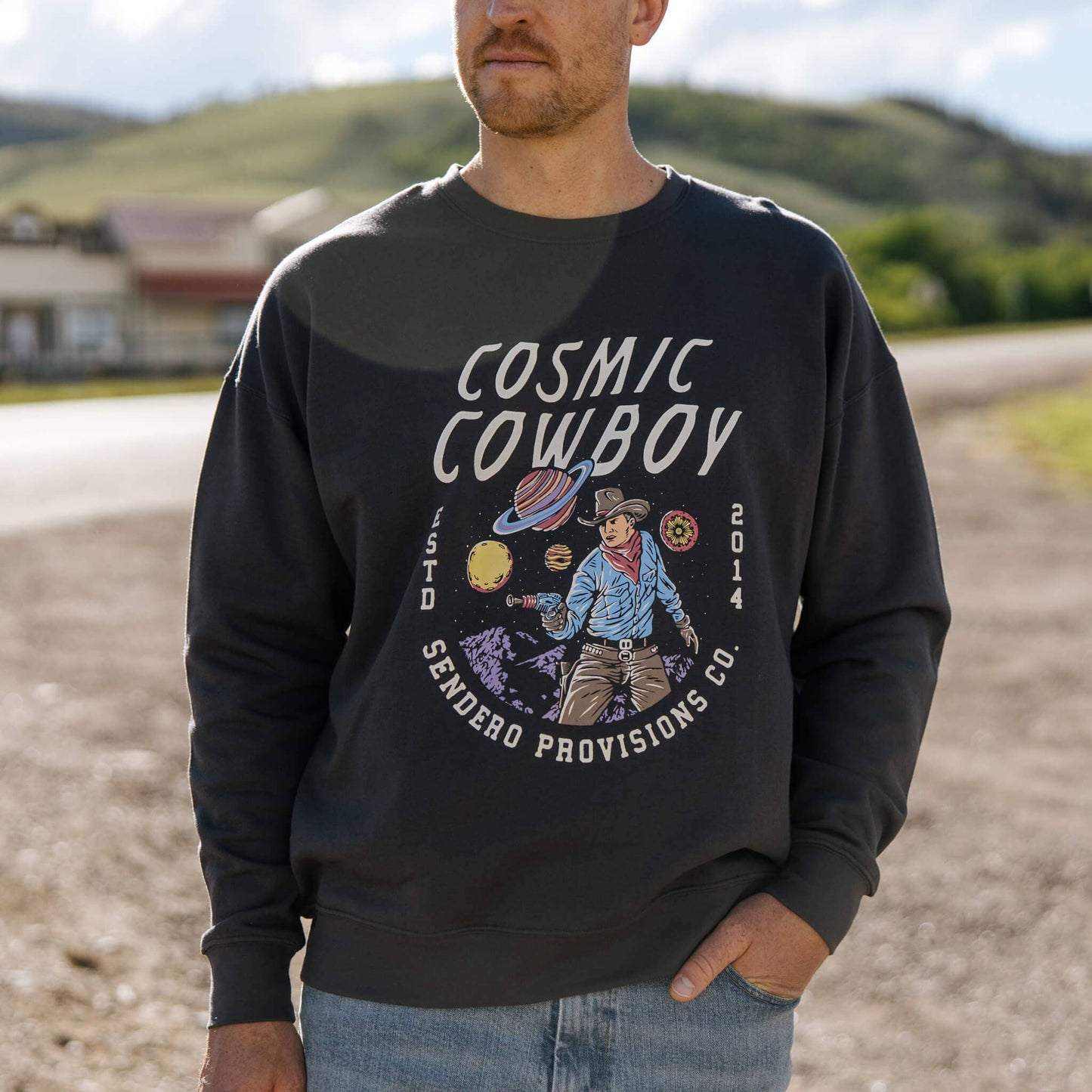 Cosmic Cowboy Sweatshirt: Large