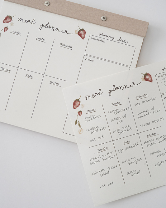Meal Planner Notepad