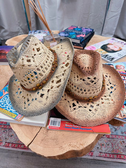 Double Color Cowgirl Hat
