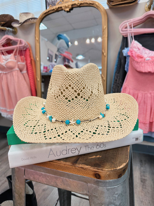 Seashell Cowgirl Hat