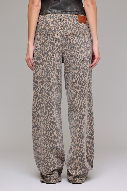 Cheetah Denim Jeans
