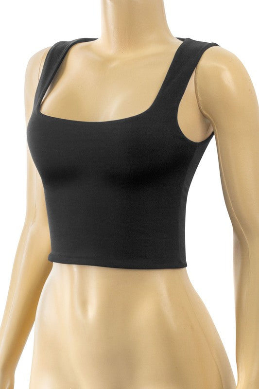 Seamless Square Crop T-shirt