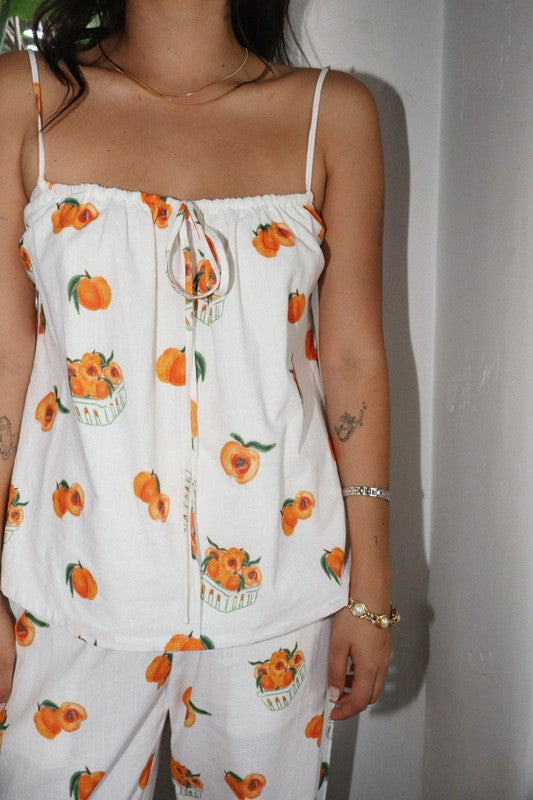 Vacation Peaches Top